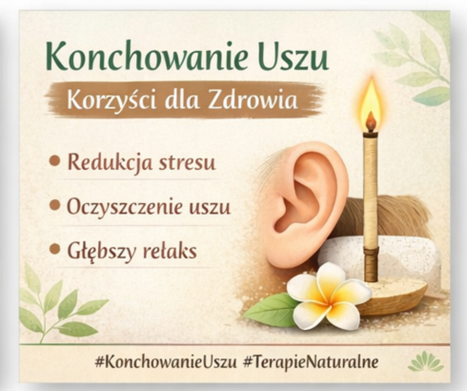 konchowanie uszu.